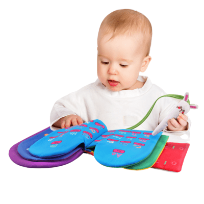 CLOTH BOOK RAINBOW SHAPE
