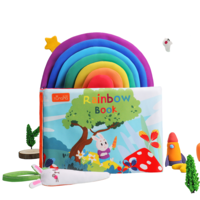 CLOTH BOOK RAINBOW SHAPE CLOTH BOOK RAINBOW SHAPE