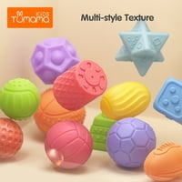 GEOMETRY HAND GRASP BALLS SET OF 6