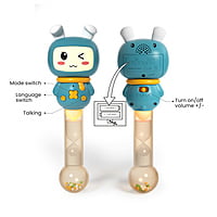 MUSICAL RATTLE TOY- BLUE MUSICAL RATTLE TOY- BLUE