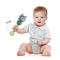 MUSICAL RATTLE TOY- BLUE