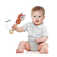 MUSICAL RATTLE TOY- RED