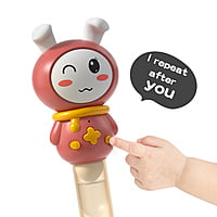 MUSICAL RATTLE TOY- RED