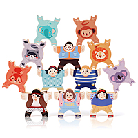 ANIMAL + DOLL STACKING TOY ANIMAL + DOLL STACKING TOY