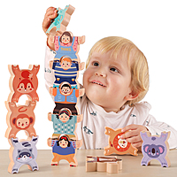 ANIMAL + DOLL STACKING TOY ANIMAL + DOLL STACKING TOY