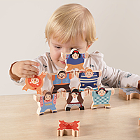 ANIMAL + DOLL STACKING TOY ANIMAL + DOLL STACKING TOY