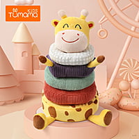 PLUSH GIRAFFE STACKING RINGS PLUSH GIRAFFE STACKING RINGS