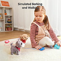 Mini Barking Walking Dog- 2PCS