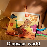 TUMAMA KIDS Tail cloth book - Dinosaur