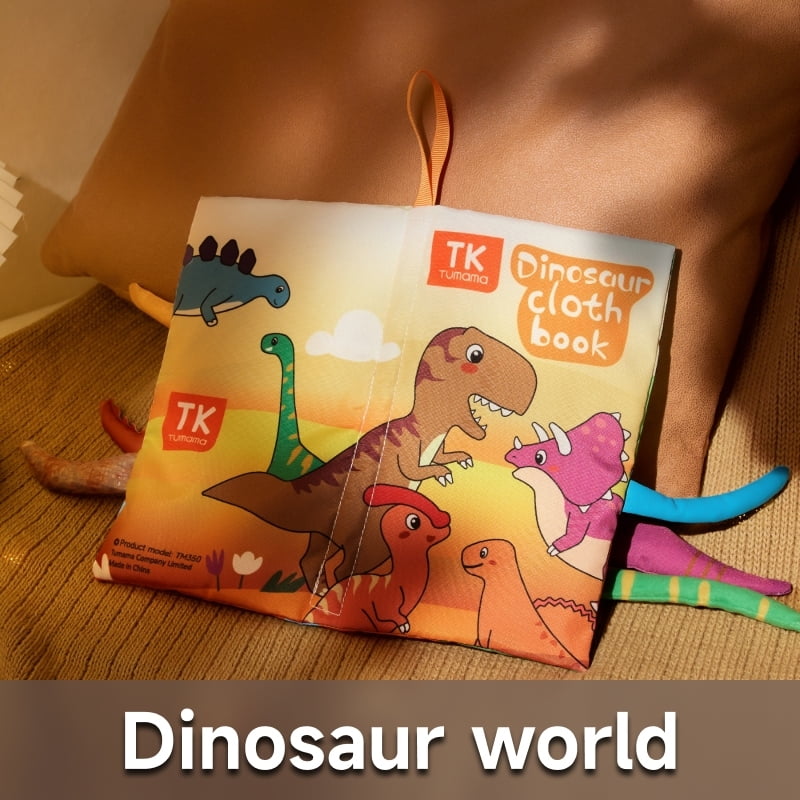 TUMAMA KIDS Tail cloth book - Dinosaur TUMAMA KIDS Tail cloth book - Dinosaur