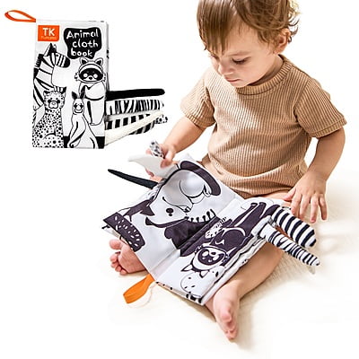 TUMAMA Tail cloth books - black and white