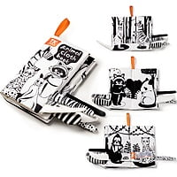 TUMAMA Tail cloth books - black and white TUMAMA Tail cloth books - black and white
