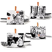 TUMAMA Tail cloth books - black and white