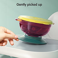BABY SUCTION BOWL SET OF 3 WITH LIDS BABY SUCTION BOWL SET OF 3 WITH LIDS