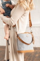 ON-THE GO Insulated Bottle Bag - Stripe ON-THE GO Insulated Bottle Bag - Stripe