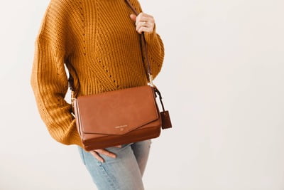 TWELVElittle PeekABoo Diaper Clutch Toffee TWELVElittle PeekABoo Diaper Clutch Toffee