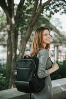 TWELVElittle PeekABoo Diaper Backpack Black TWELVElittle PeekABoo Diaper Backpack Black
