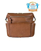 PEEK-A-BOO Convertible Hobo Vegan Leather Convertible Backpack- Toffee with FREE Stroller Clips PEEK-A-BOO Convertible Hobo Vegan Leather Convertible Backpack- Toffee with FREE Stroller Clips