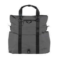 Unisex 3-in-1 Foldover Tote Grey Unisex 3-in-1 Foldover Tote Grey
