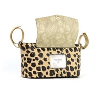 PEEK A BOO STROLLER ORGANIZER- LEOPARD