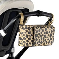 PEEK A BOO STROLLER ORGANIZER- LEOPARD